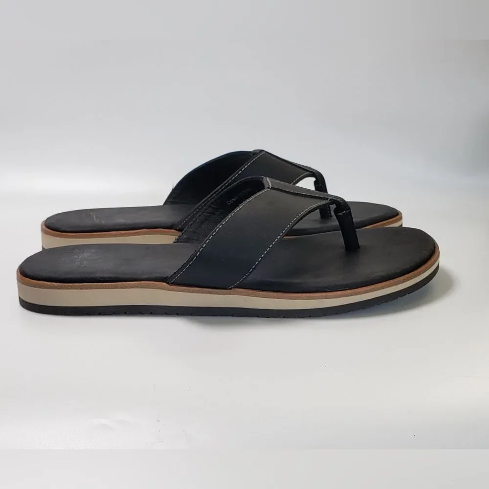 Warfield & Grand Men's Leather Sandals Flip flops Size 9